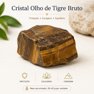 Cristal Olho de Tigre Bruto