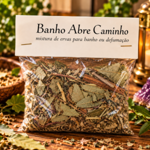 Banho Abre Caminho - mistura de ervas para banho ou defumação