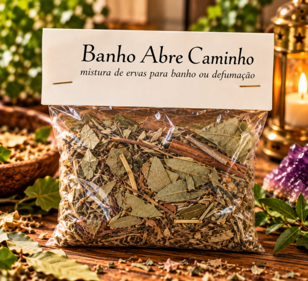Banho Abre Caminho - mistura de ervas para banho ou defumação