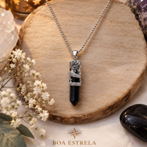 Colar de Turmalina Negra
